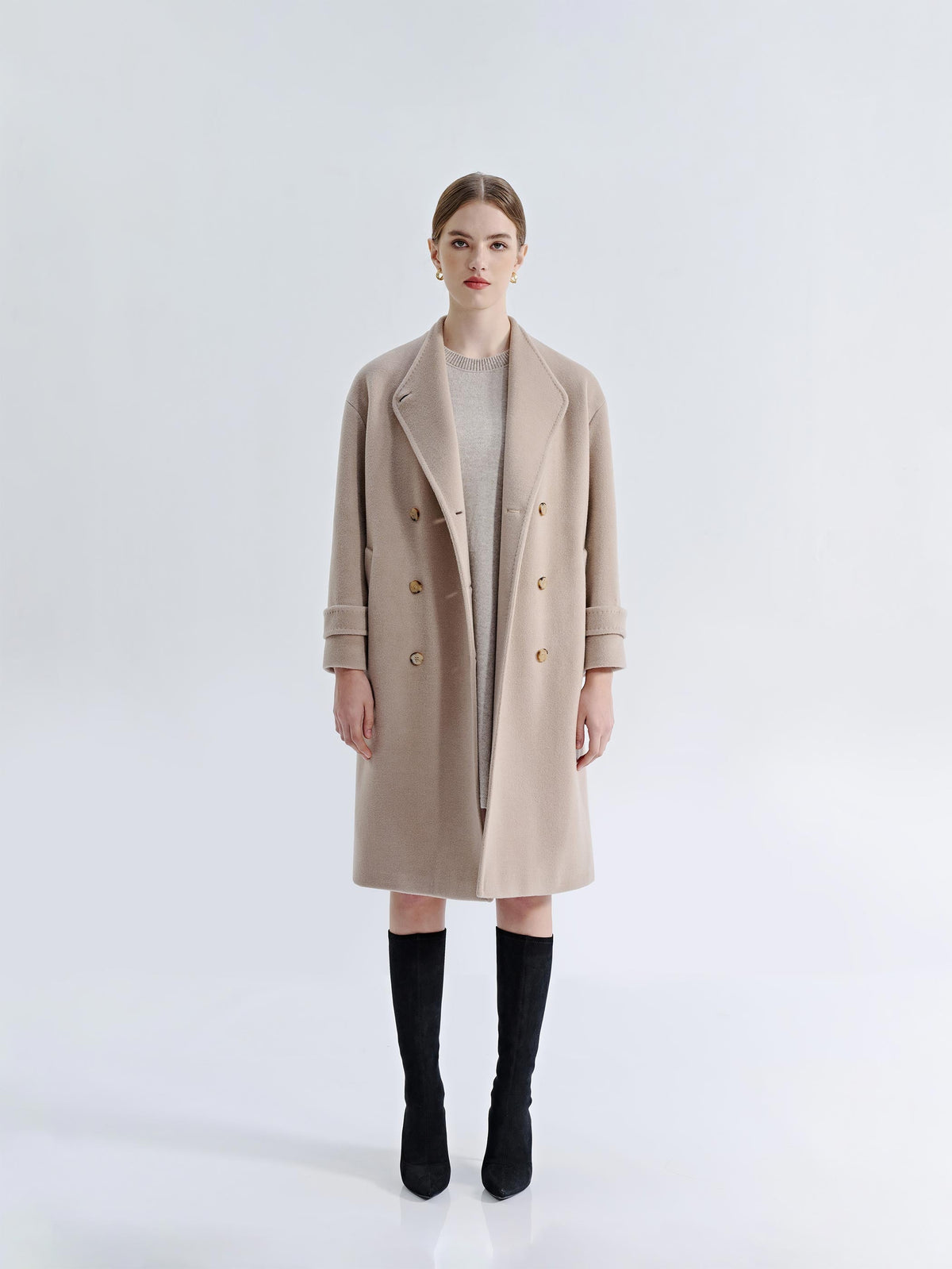 RELAX COLLARLESS COAT