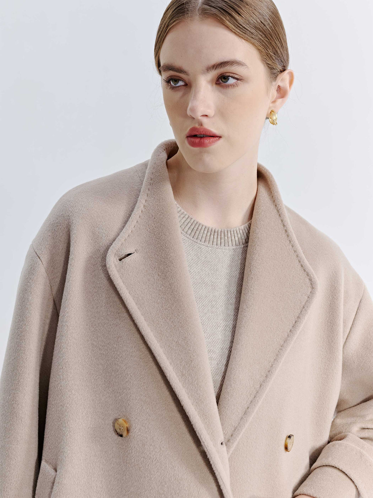 RELAX COLLARLESS COAT