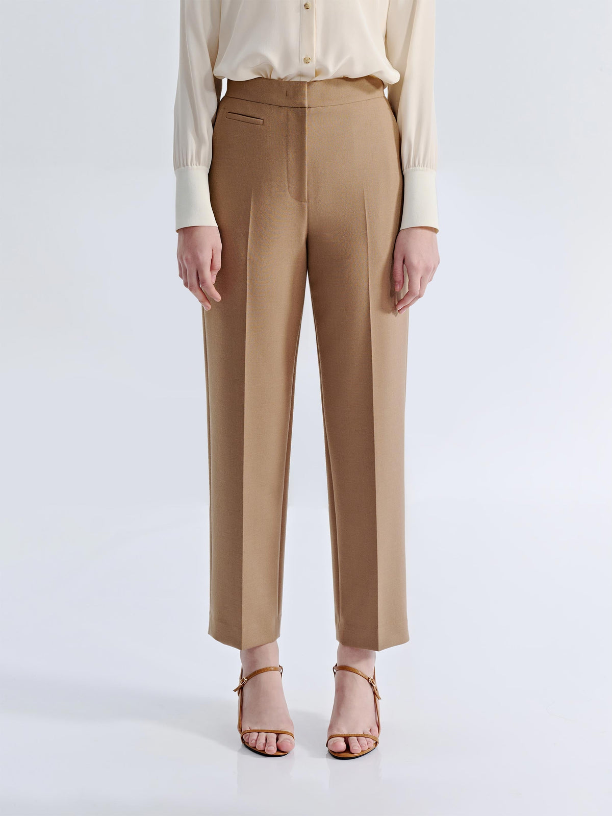 WOOD TAILORED SUIT PANTS