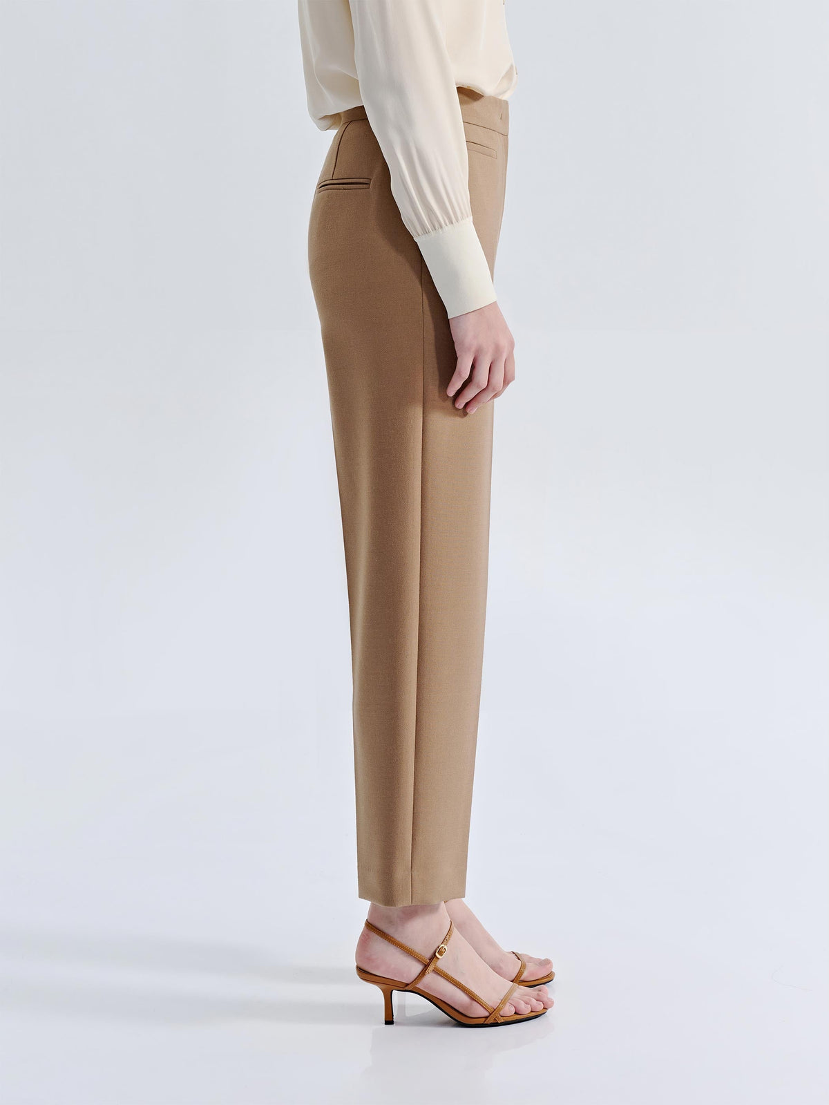 WOOD TAILORED SUIT PANTS