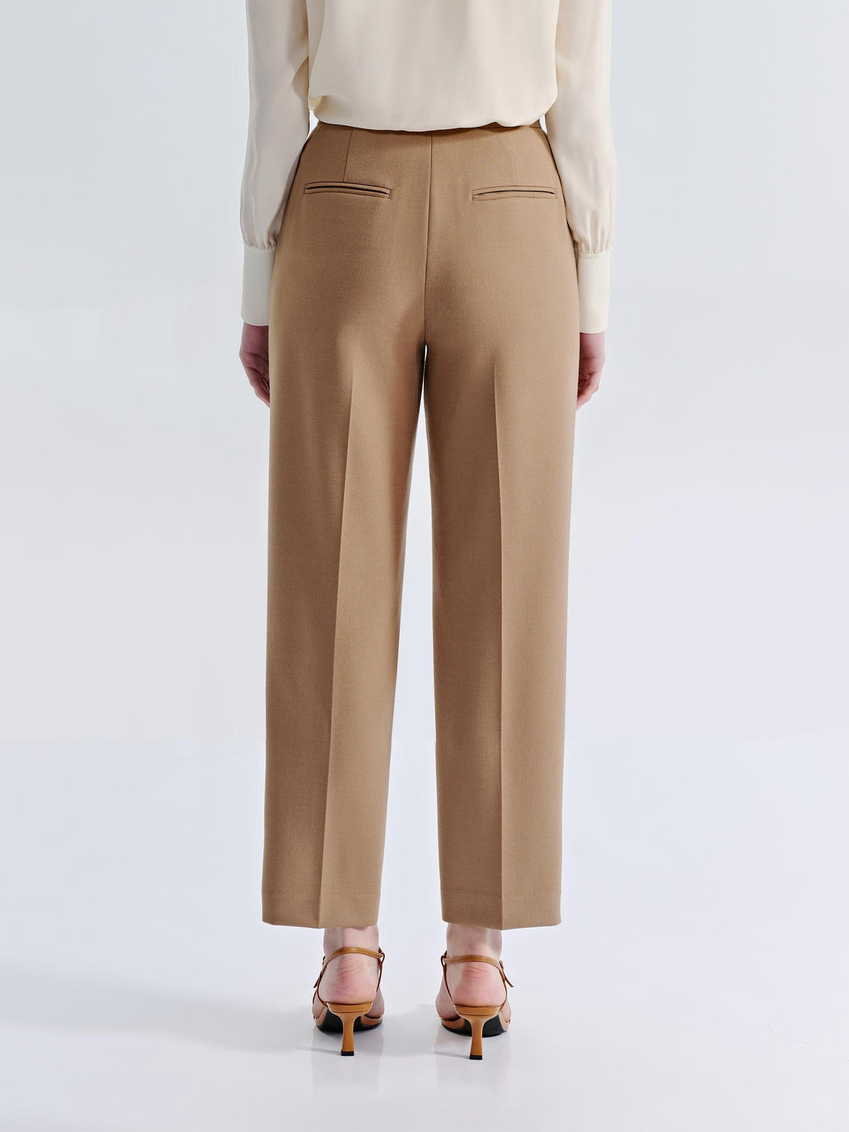 WOOD TAILORED SUIT PANTS