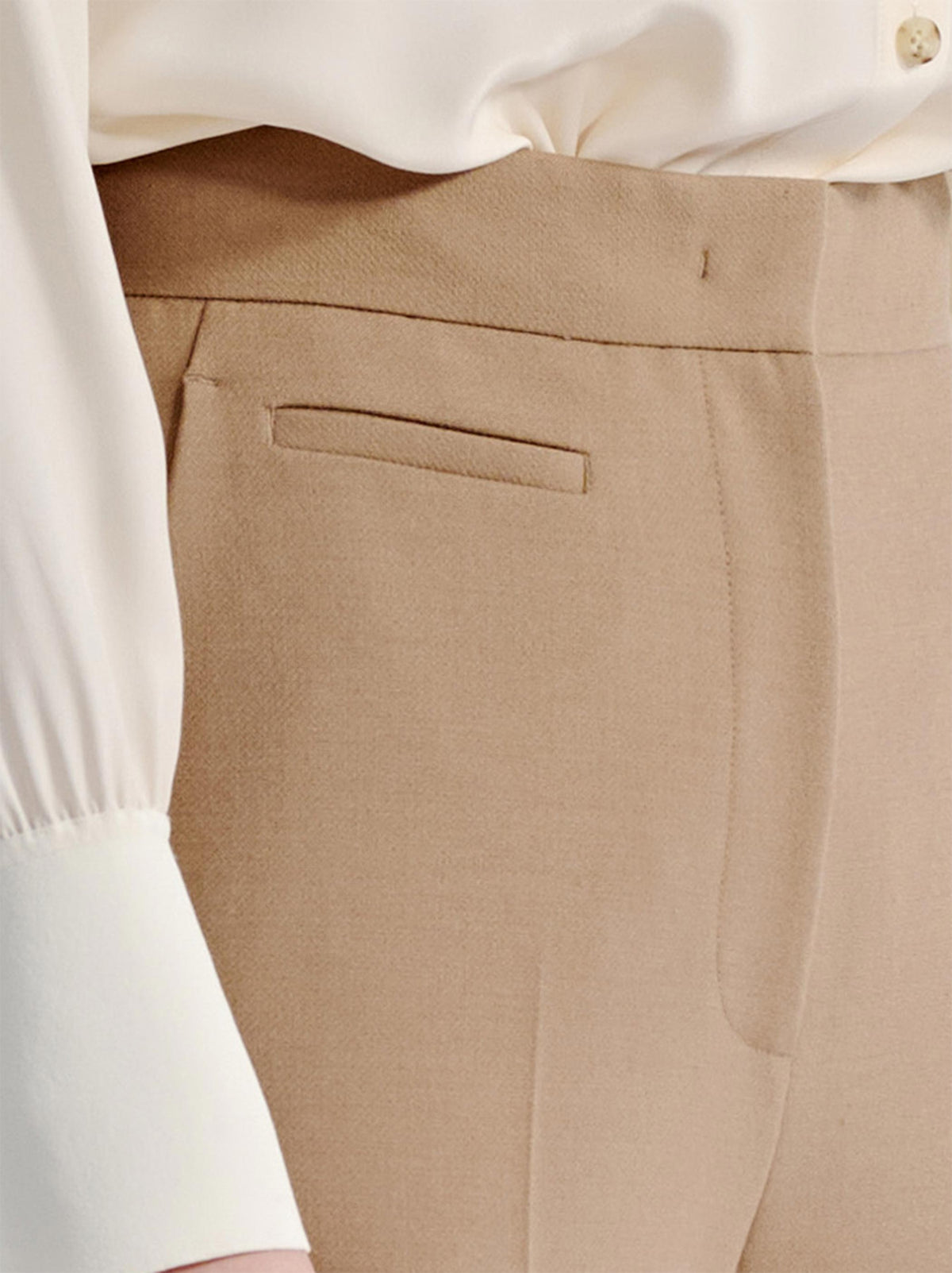 WOOD TAILORED SUIT PANTS