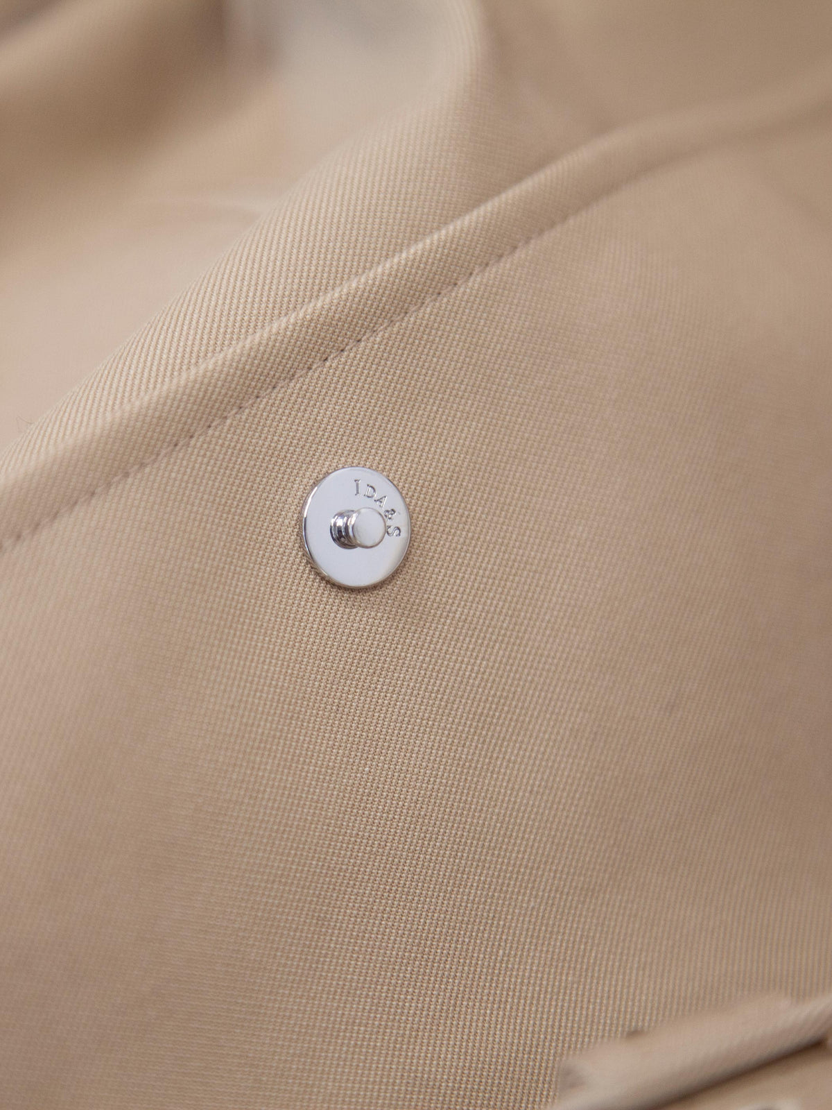 COTTON TWILL TRENCH COAT WITH HARDWARE TRIM