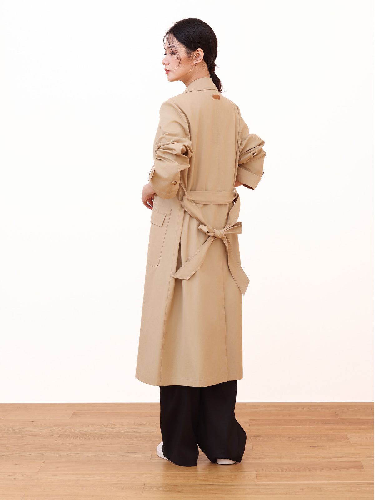 SUPER LIGHTWEIGHT COTTON TRENCH COAT