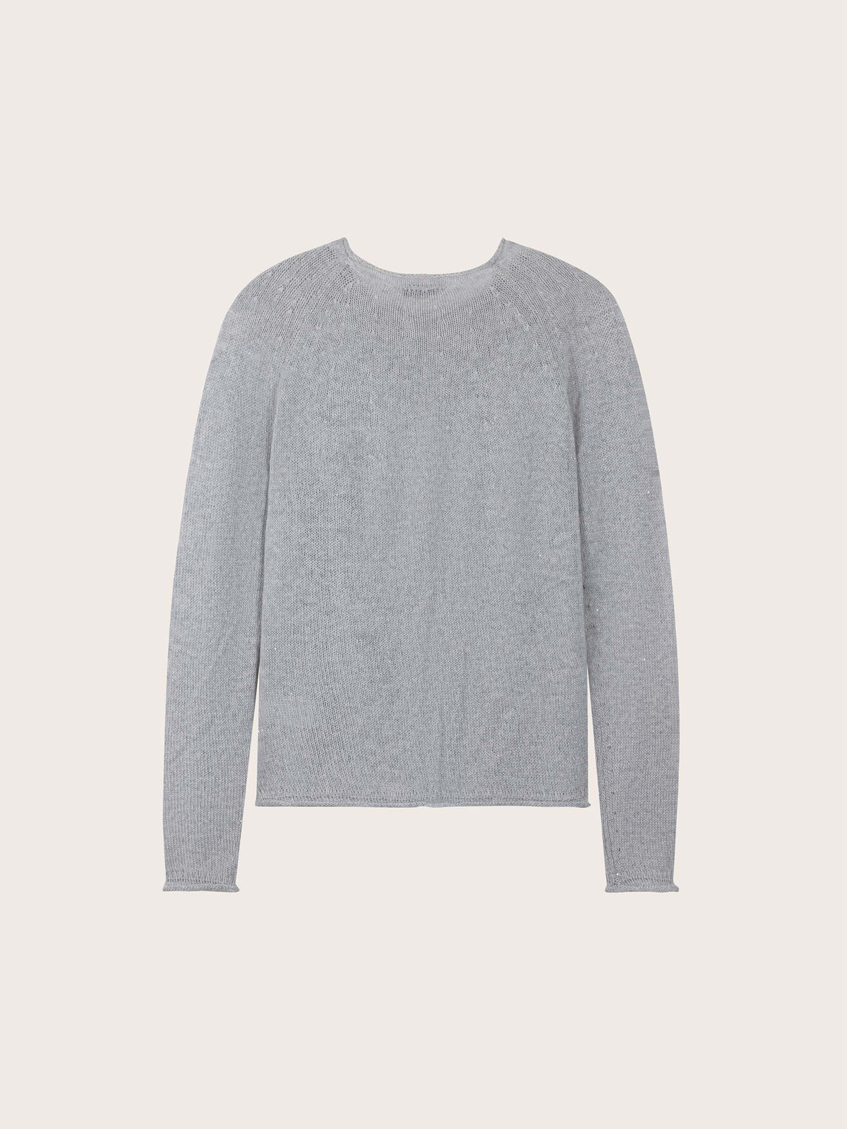 CASHMERE W/ TRIM DETAIL SWEATER