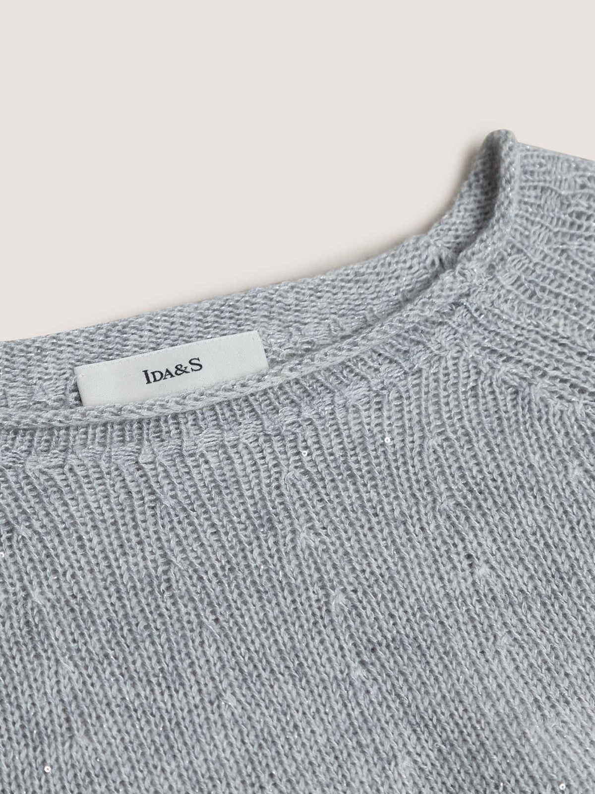 CASHMERE W/ TRIM DETAIL SWEATER