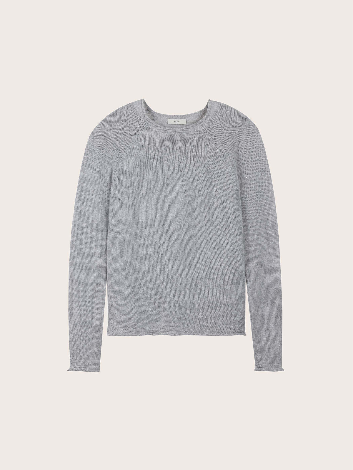 CASHMERE W/ TRIM DETAIL SWEATER