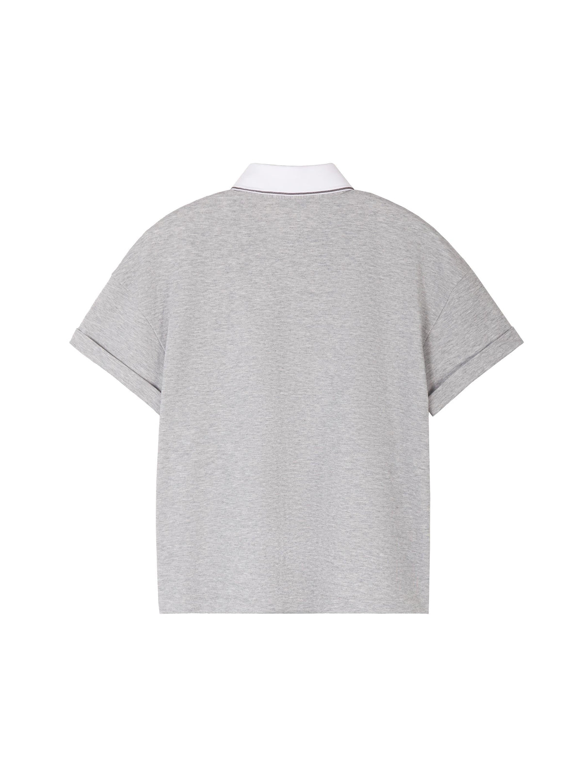 POLO TEE W/ DETACHABLE COLLAR